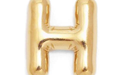 Petit Moments Bubble Initial Necklace In Gold - H