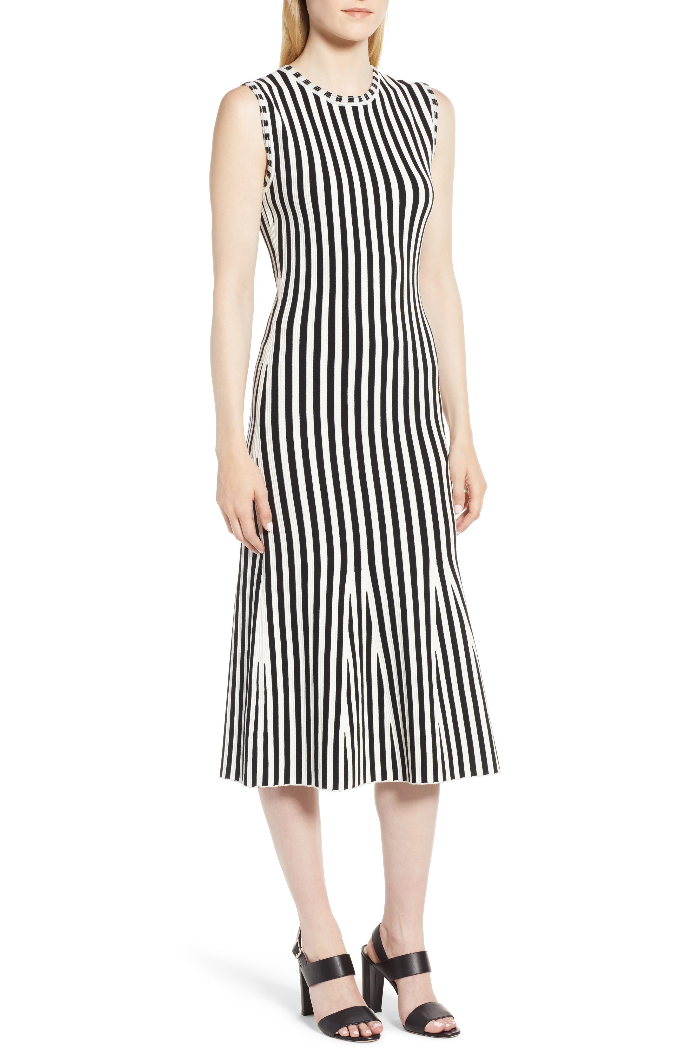 Boss Femilia Knit Midi Dress, Black