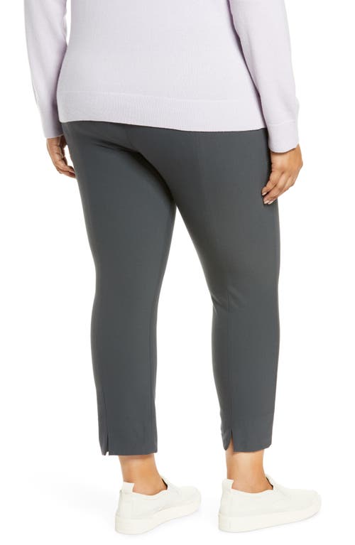 Shop Vince Front Seam Leggings In Dark Grey