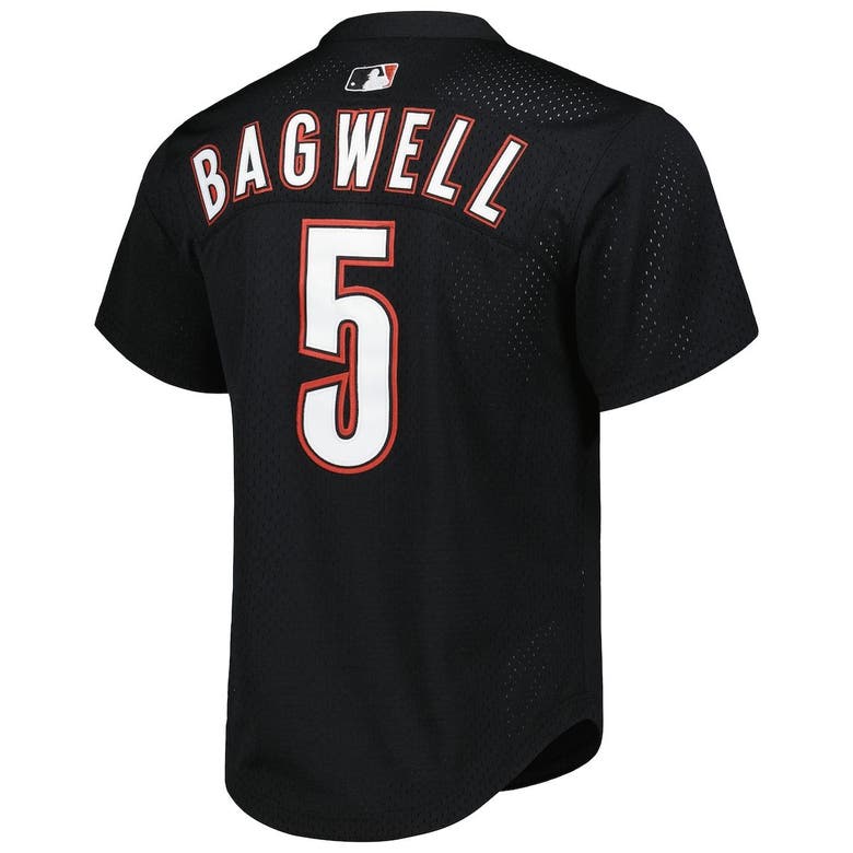 Jeff Bagwell Houston Astros Mitchell & Ness Cooperstown Collection Mesh  Batting Practice Jersey - Black