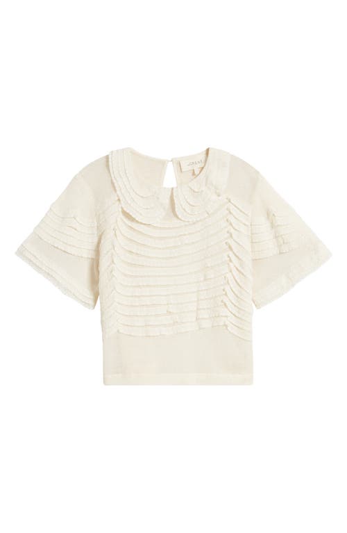 Shop The Great . The Rosebud Knit Top In Cream