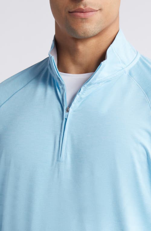 Shop Johnnie-o Freeborne Prep-formance Quarter Zip Pullover In Permafrost