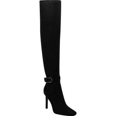Marc Fisher Ltd Caia Buckle Over The Knee Boot- Black