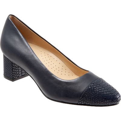 Trotters Kiki Pump, Blue