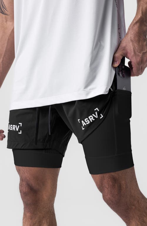 Shop Asrv Tetra-lite™ 5-inch 2-in-1 Lined Shorts In Black Bracket/black