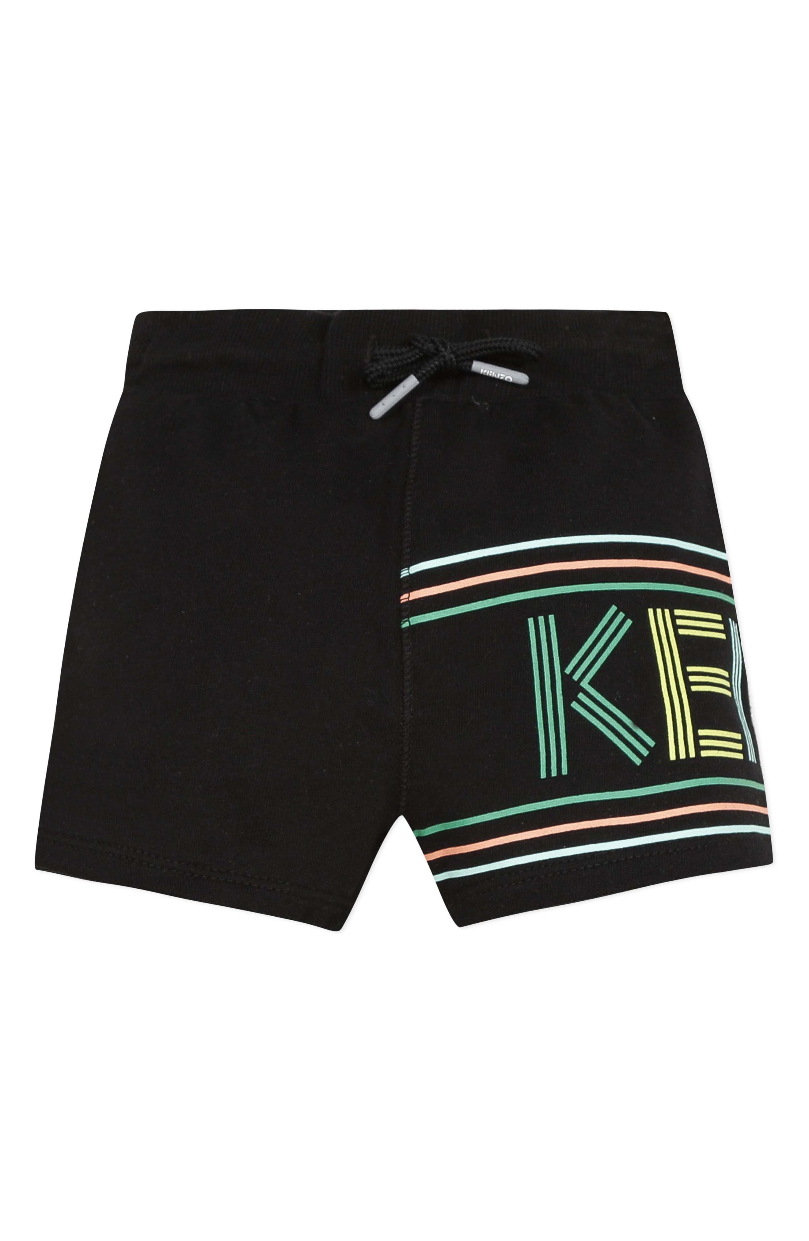 kenzo logo shorts