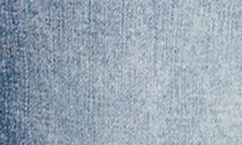 Hint Of Blu Deconstructed Wide Leg Jeans In Torn Blue