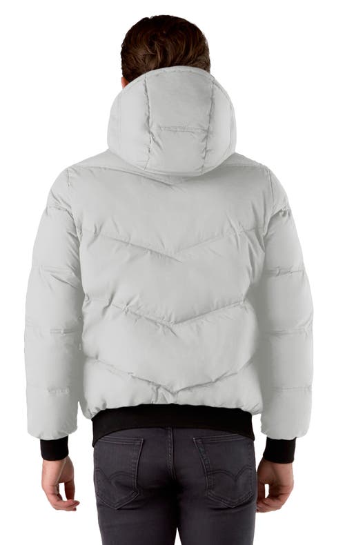 Triple F.a.t. Goose Down Puffer In Quiet Grey
