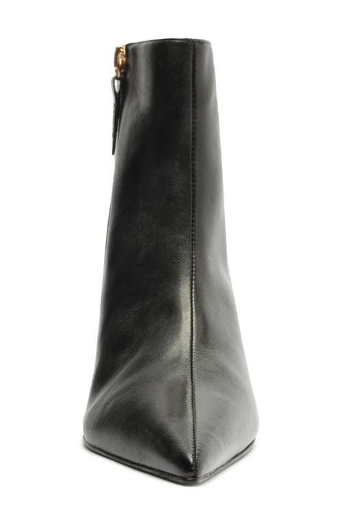 Shop Schutz Mikki Pointed Toe Bootie In Black