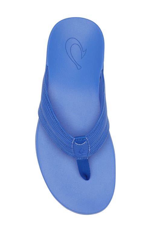 Shop Olukai Maha Flip Flop In Sunset Blue/sunset Blue