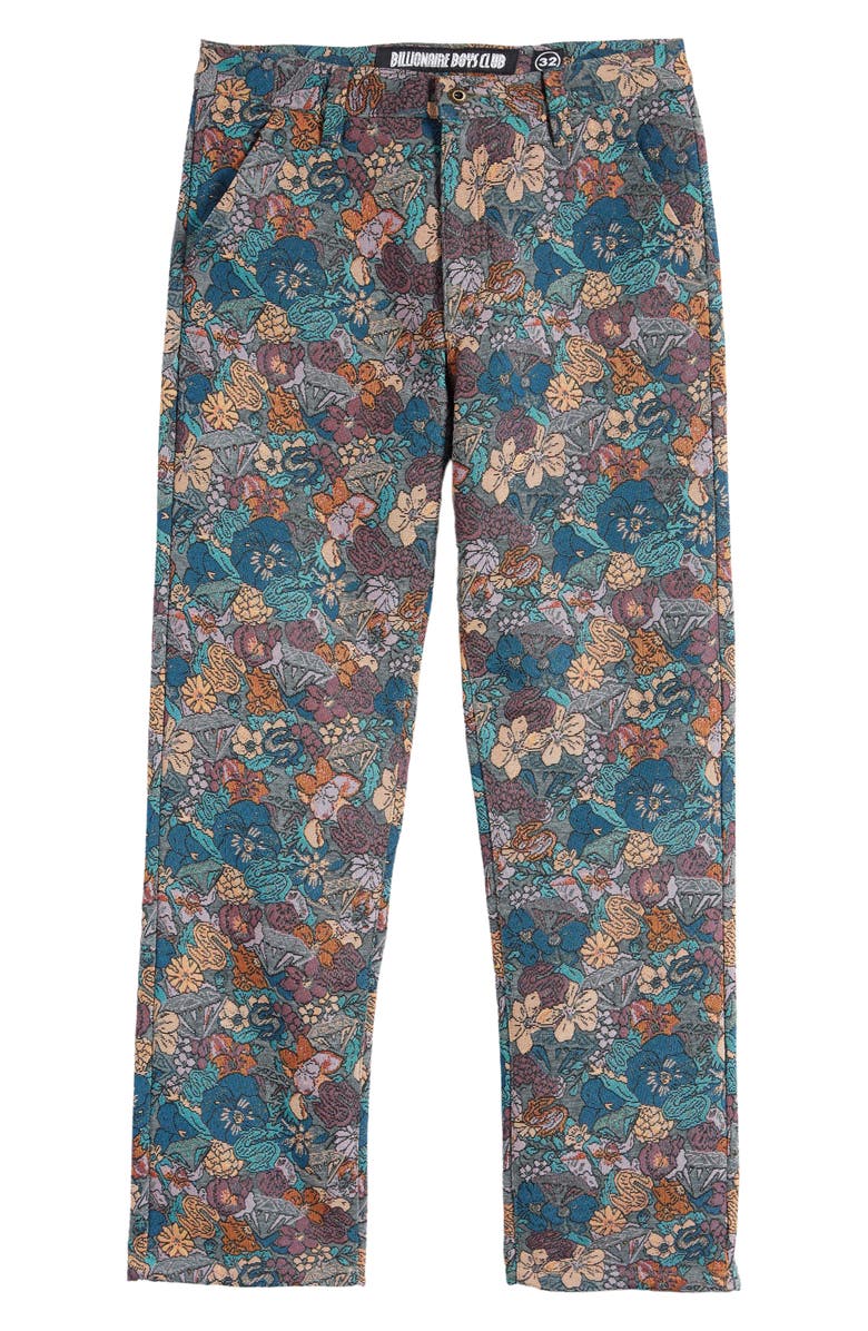 Billionaire Boys Club Monstera Floral Jacquard Pants | Nordstrom