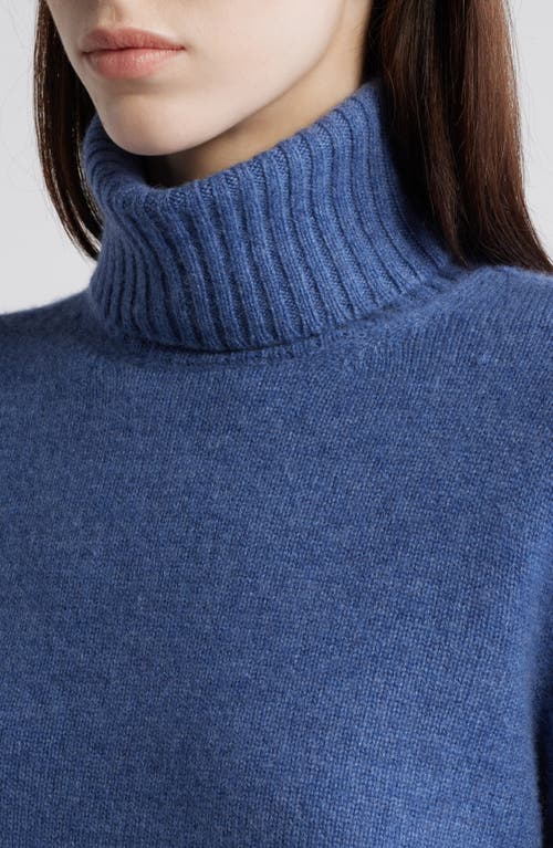 Shop Kobi Halperin Wylan Turtleneck Cashmere Sweater In Denim