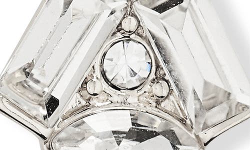 Shop Nordstrom Rack Crystal Cluster Drop Earrings In Clear- Rhodium
