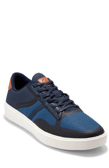 Shop Cole Haan Grand Crosscourt Winner Sneaker In Ensign Blue/navy Blue