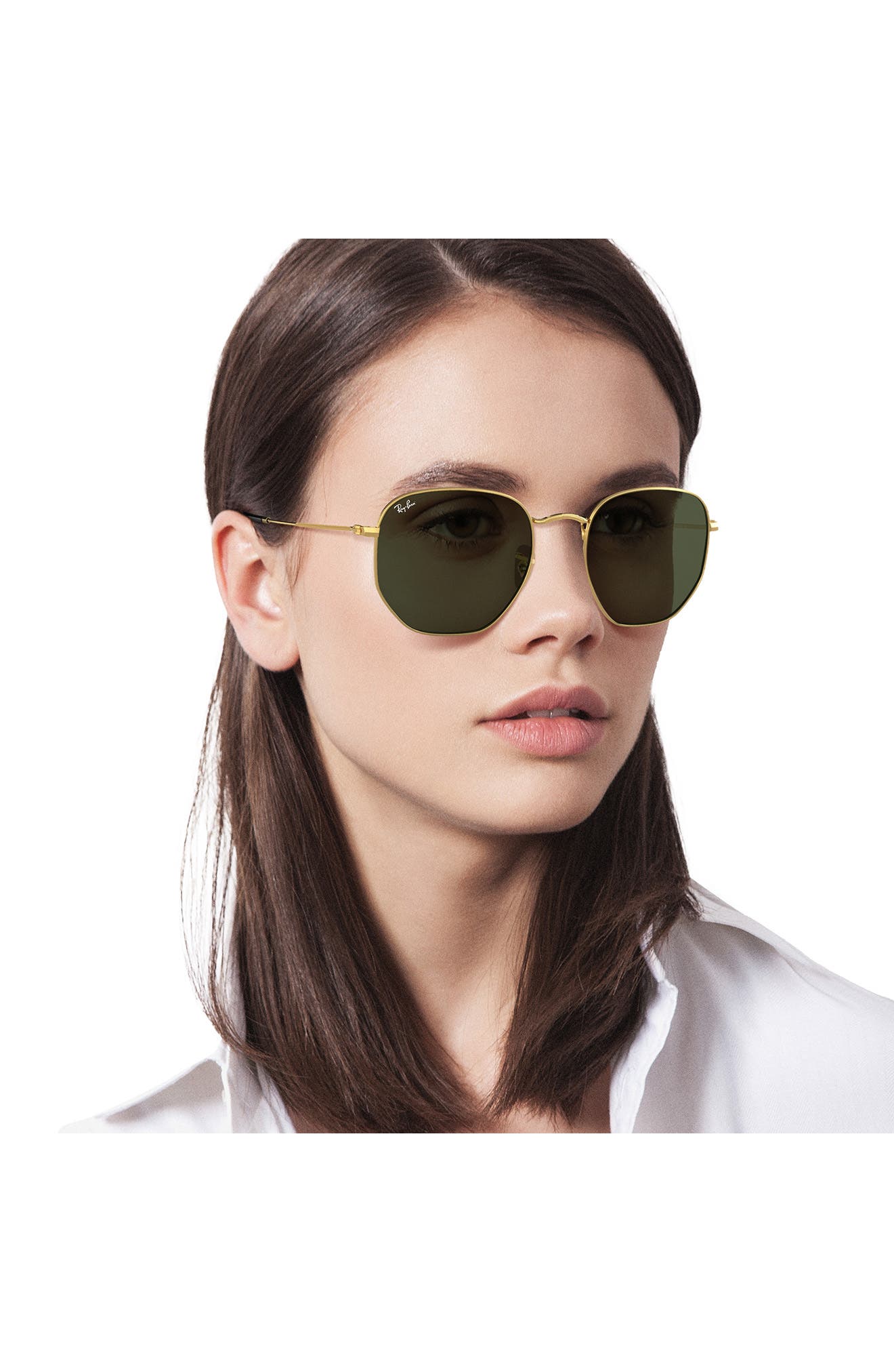 Ray-Ban Aviator Classic Sunglasses RB3025 L0205 - Polished Gold Frame - Green Classic G-15 Lenses - 58mm