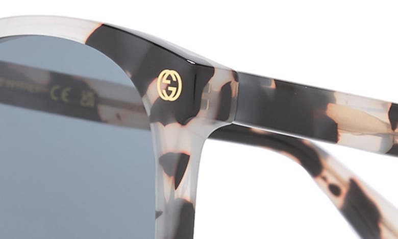 Gucci 58mm Round Sunglasses In Havana Grey