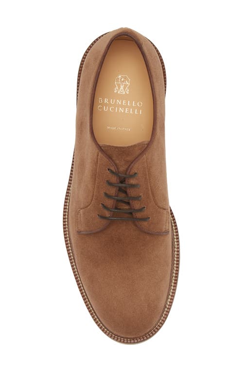 Shop Brunello Cucinelli Iconic Derby In C8831 Brown