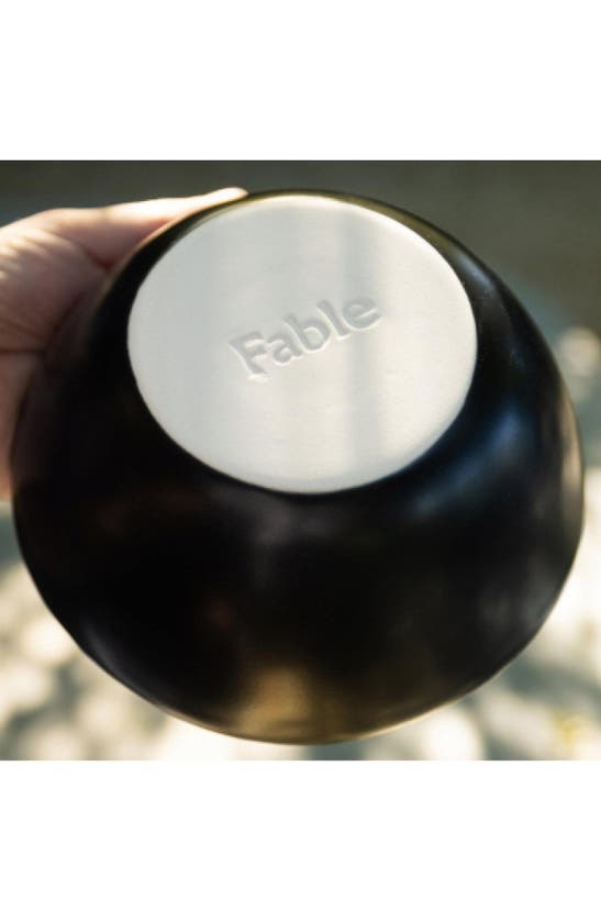 Shop Fable The Breakfast Set Of 4 Bowls In Midnight Blue