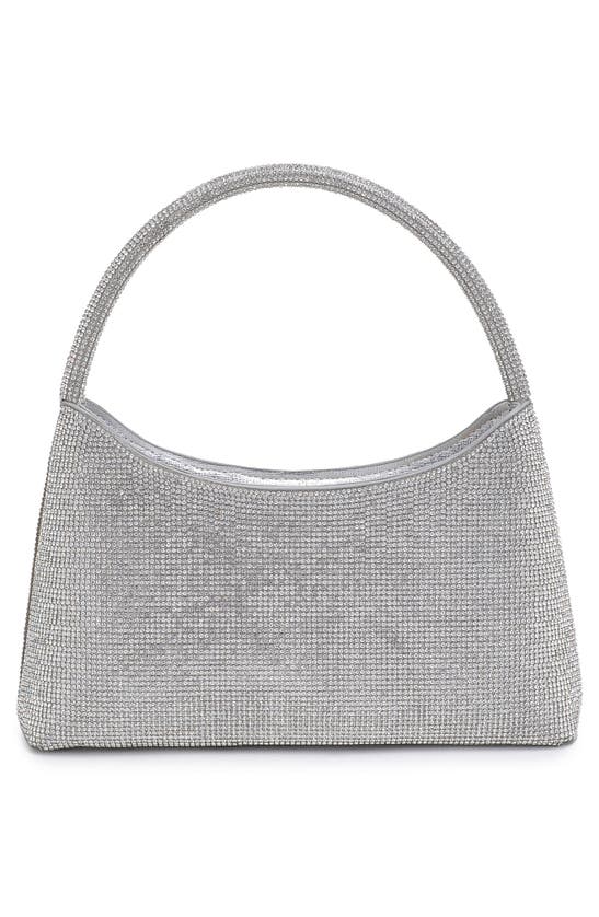 Urban Expressions Handbags Embellished Top Handle Bag In Silver