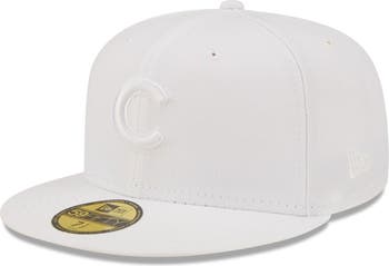 New Era Men's New Era Chicago Cubs White on White 59FIFTY Fitted
