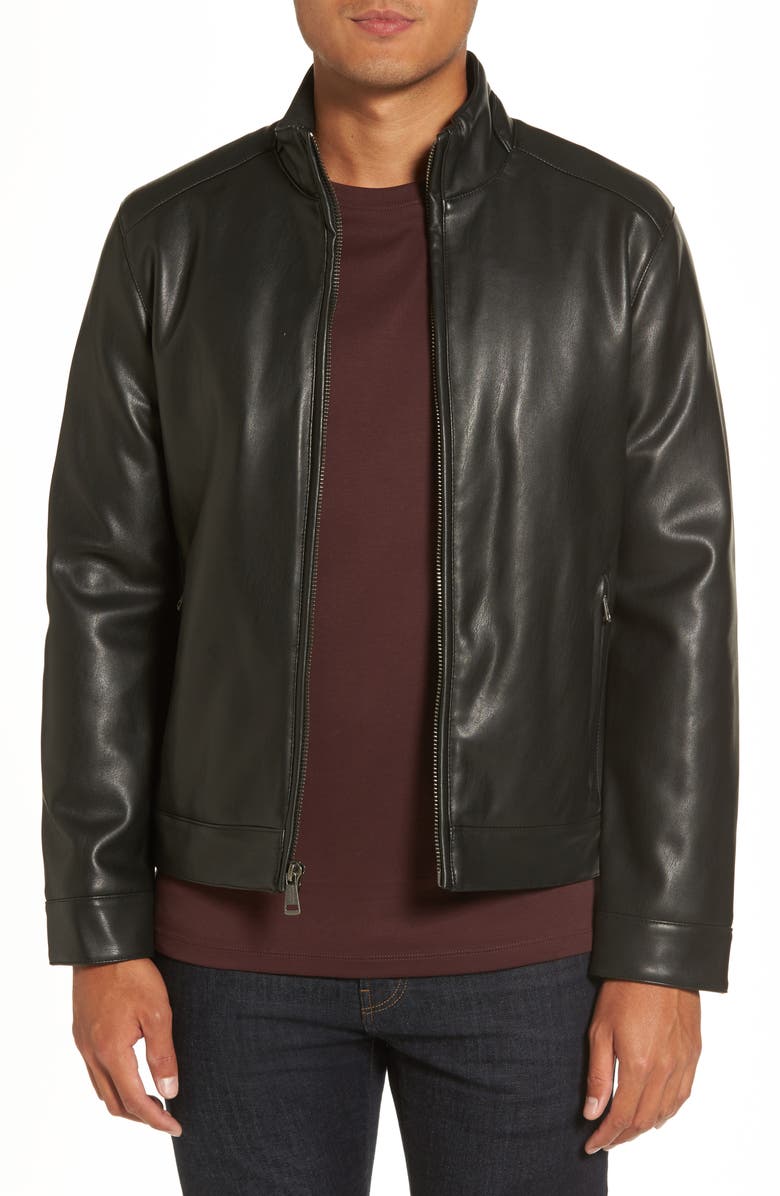 Cole Haan Faux Leather Jacket | Nordstrom