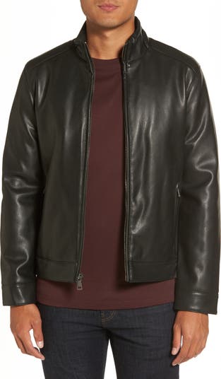 Cole Haan Faux Leather Jacket | Nordstromrack