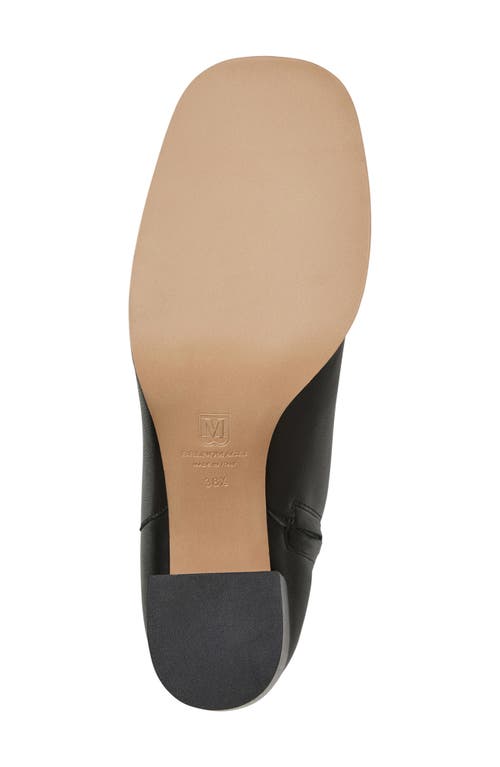 Bruno Magli Etna Square Toe Boot In Black Leather