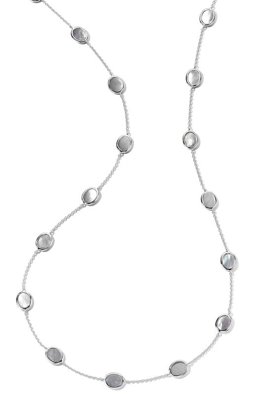 Shop Ippolita Rock Candy Confetti Necklace In Z/dnusterling Silver