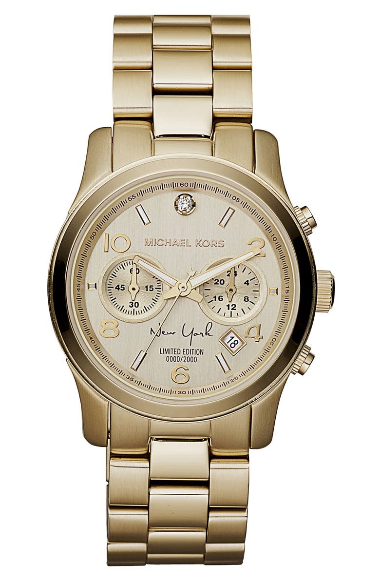 Michael Kors 'Runway - New York' Chronograph Bracelet Watch, 38mm ...