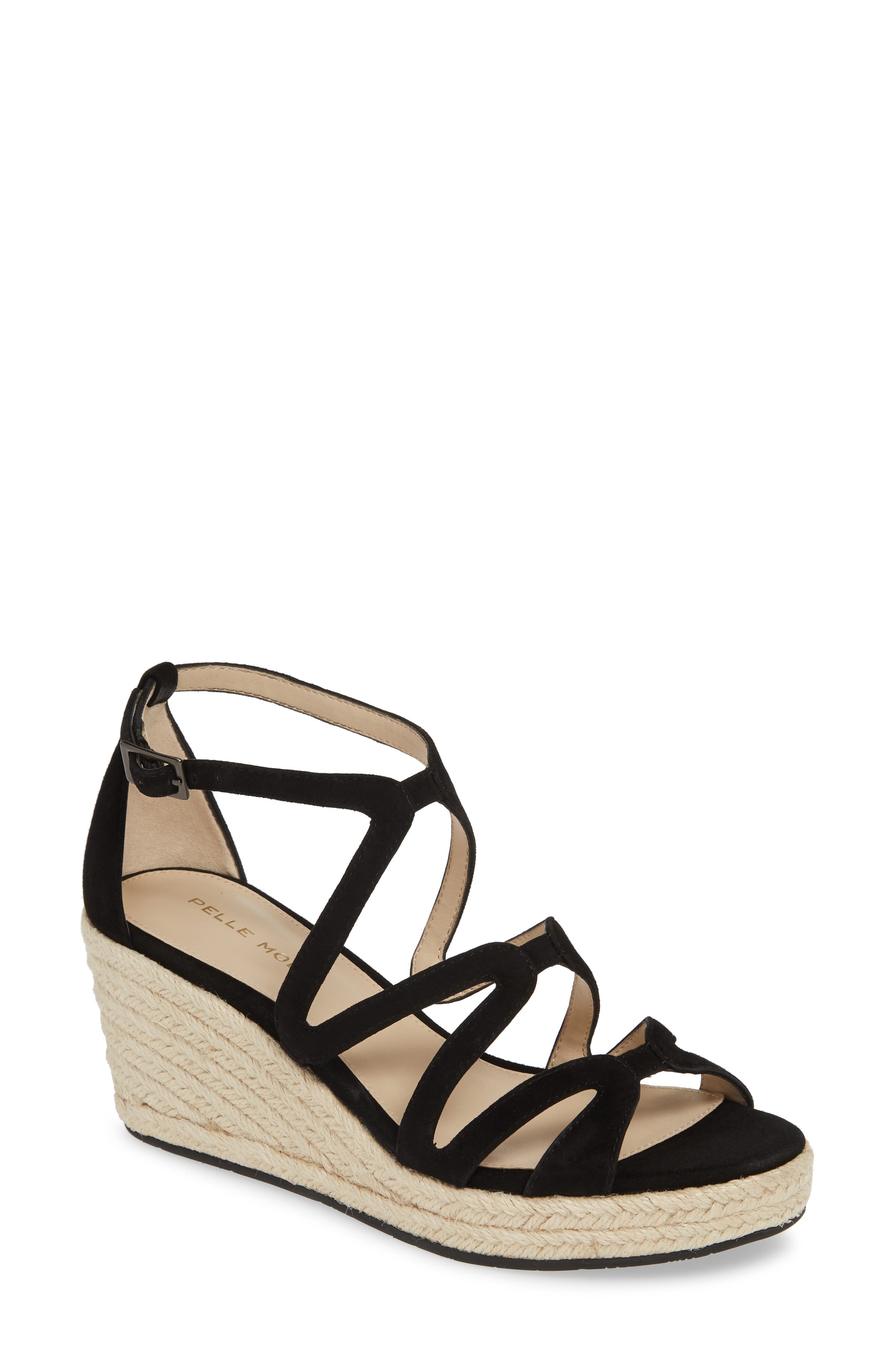 Pelle Moda Kyrell Strappy Espadrille Wedge