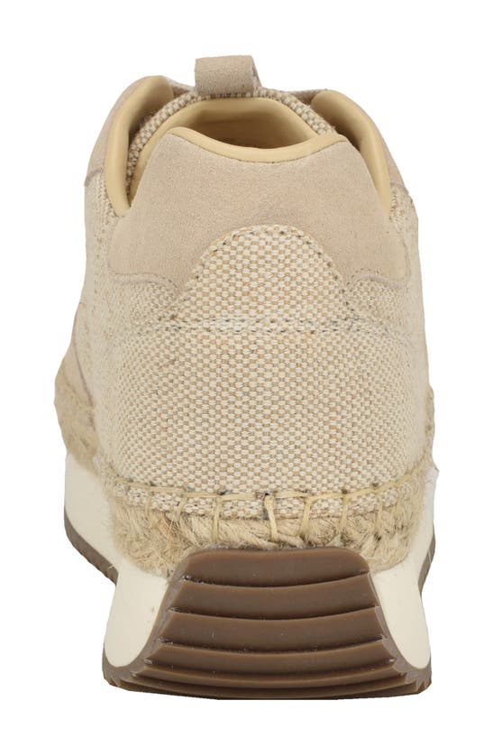Guess Stefen Espadrille Platform Sneaker In Light Natural