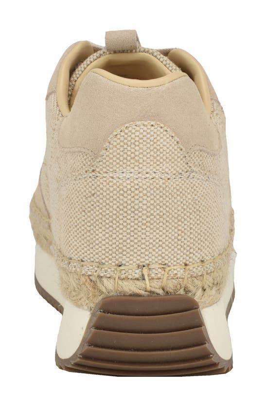 Shop Guess Stefen Espadrille Platform Sneaker In Light Natural