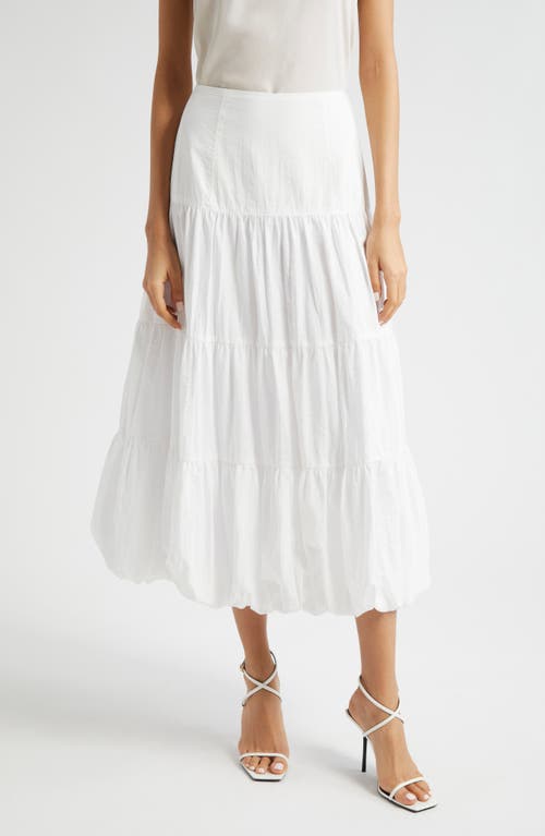 Cinq À Sept Pyper Tiered Bubble Skirt In White