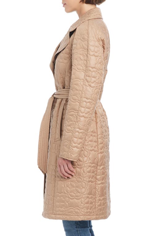 KATE SPADE KATE SPADE NEW YORK BELTED QUILTED COAT 