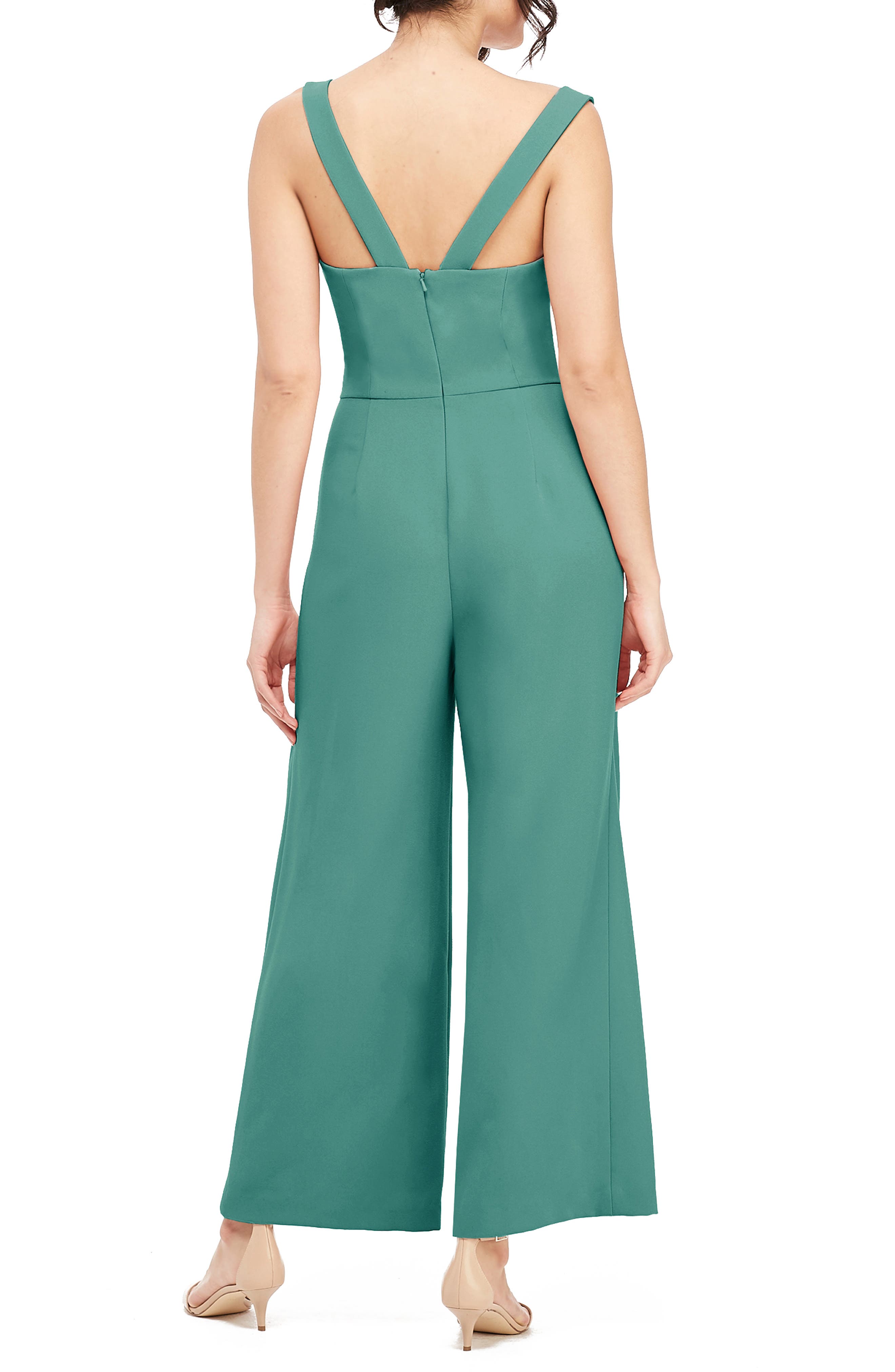 GAL MEETS GLAM COLLECTION,
                            Nicole Square Neck Jumpsuit,
                            Alternate thumbnail 2, color,
                            310