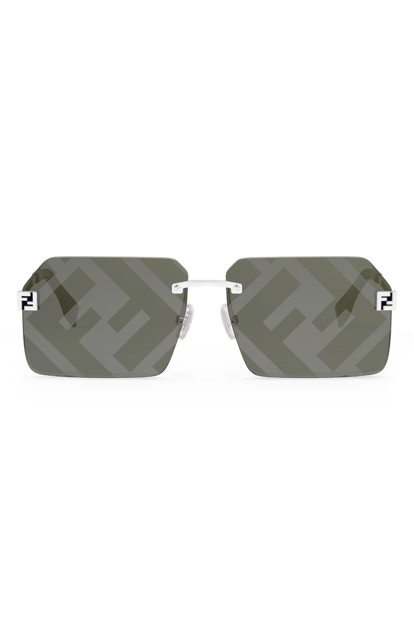 fendi 59mm square sunglasses