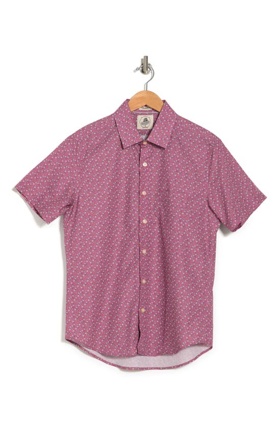Kennington Lil' Daisy Short Sleeve Shirt In Red