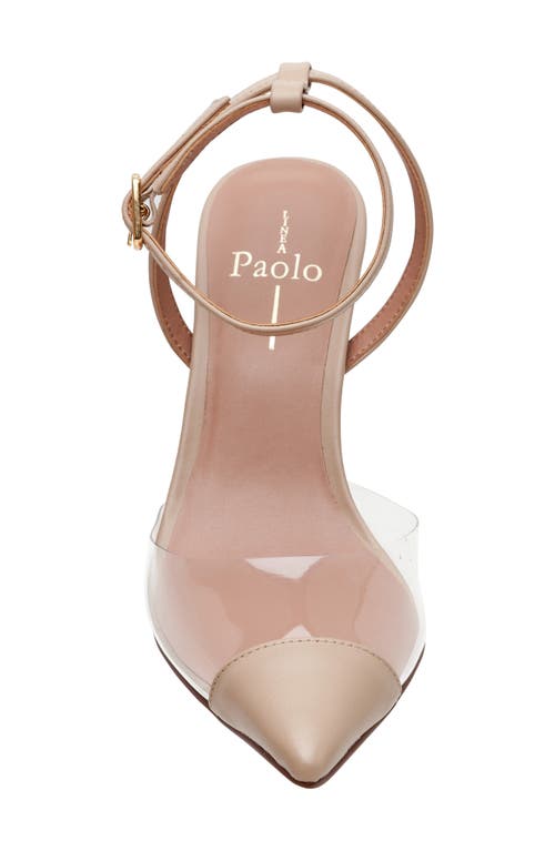 Shop Linea Paolo Yuki Pointed Toe Pump In Clear/nude