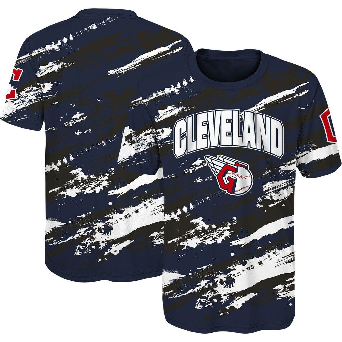 Outerstuff MLB Youth Cleveland Indians Digi Camo Short Sleeve T