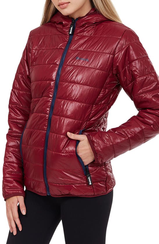 Bench . Womens Kara Insulated Jacket In Red