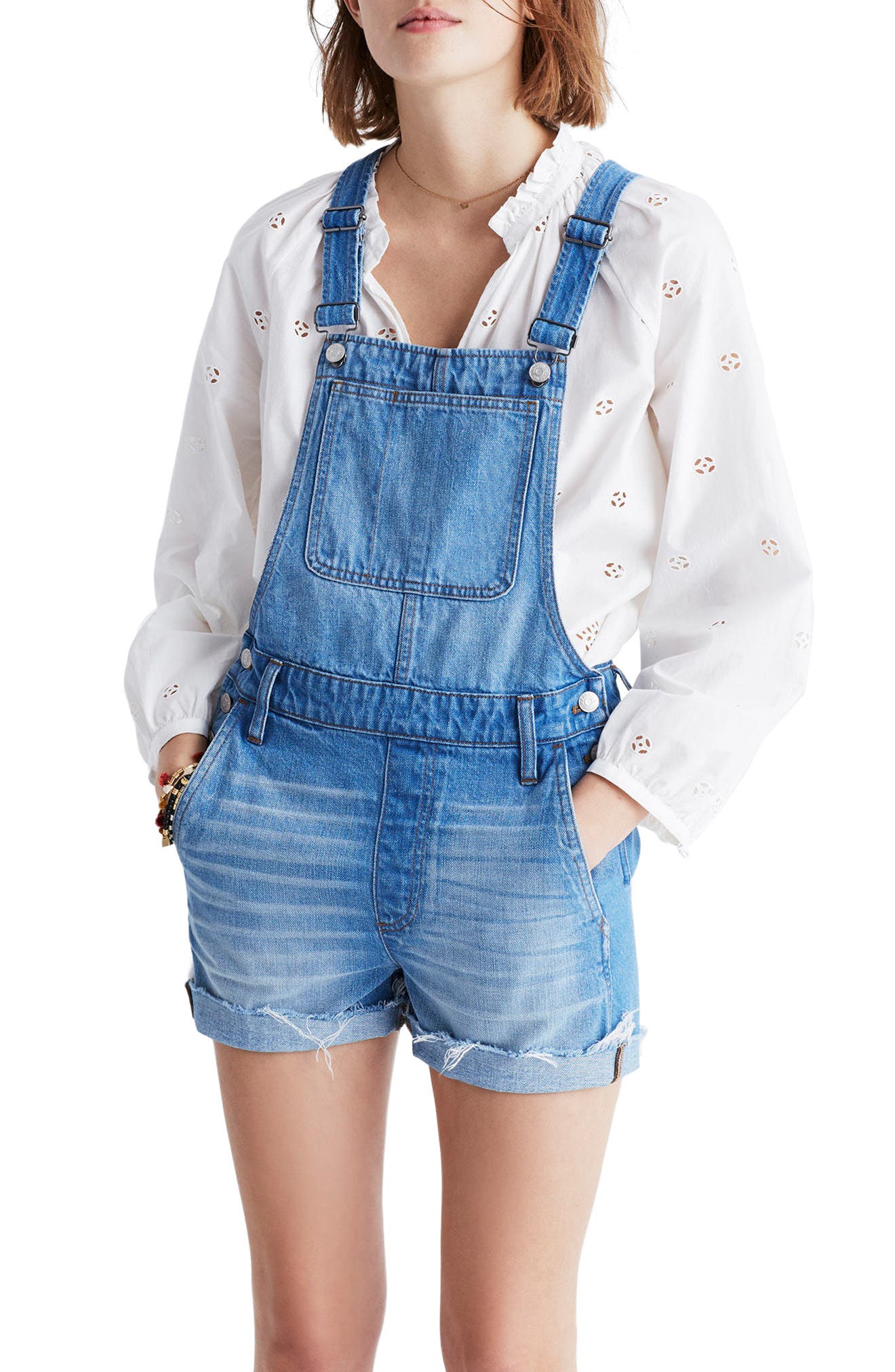 madewell adirondack short overalls