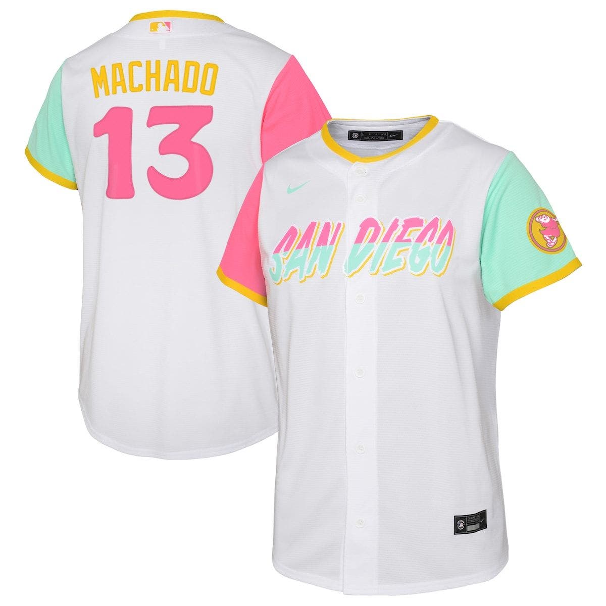 Nike Youth Nike Manny Machado White San Diego Padres 2022 City Connect