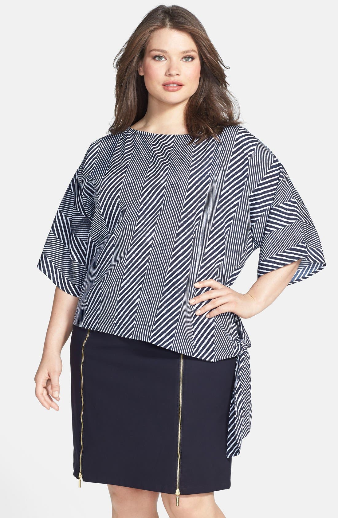 michael kors side tie top