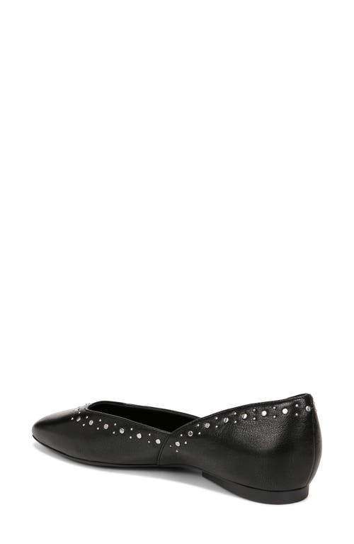Naturalizer Cody Skimmer Flat In Black Leather