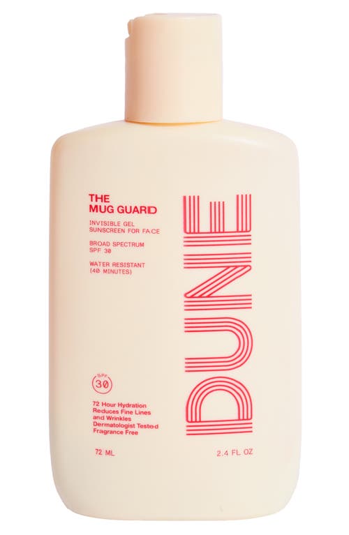 DUNE Suncare The Mug Guard Invisible Gel Face Sunscreen Broad Spectrum SPF 30 at Nordstrom, Size 2.4 Oz