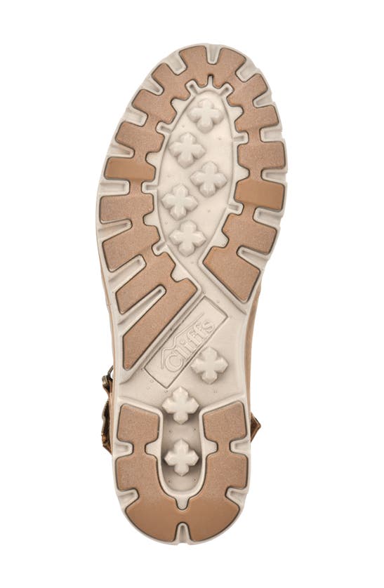 Cliffs By White Mountain Kaylee Boot In Tan/ Fabric/ Sweater