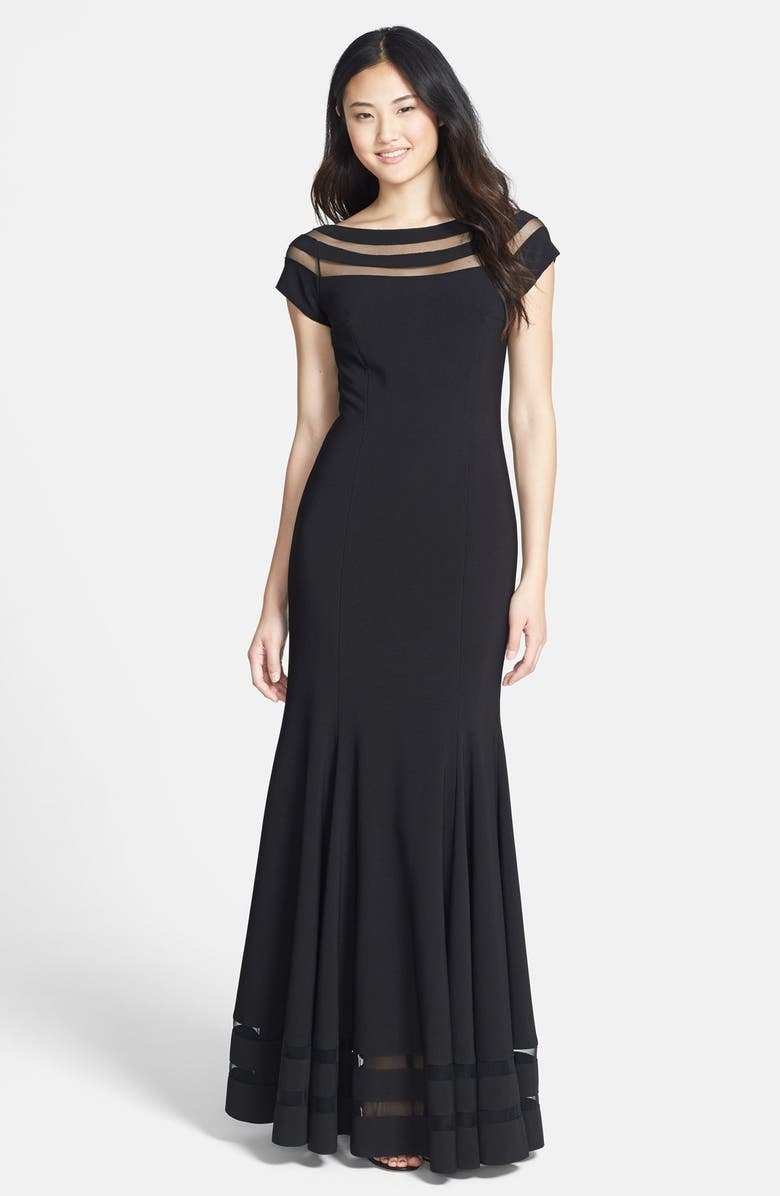 JS Collections Illusion Mermaid Gown | Nordstrom