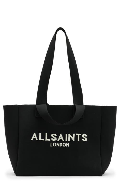 Shop Allsaints Izzy Medium Tote In Black