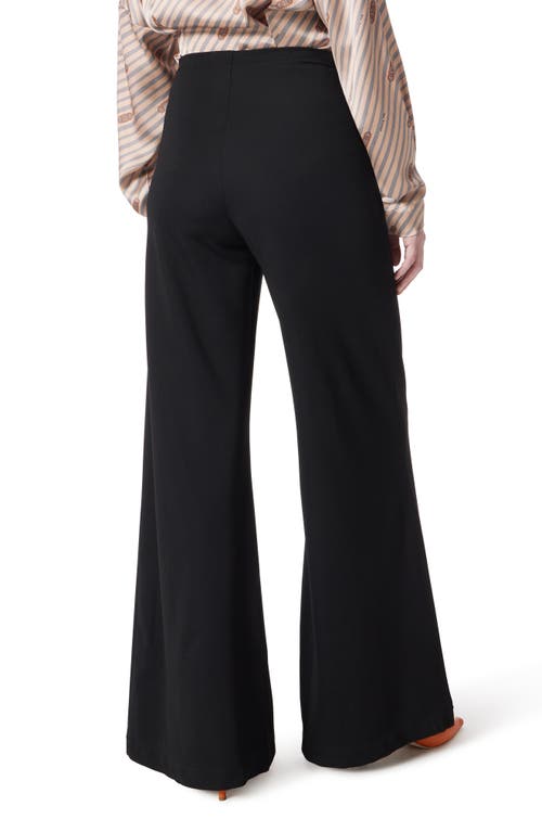 Shop Dee Ocleppo Do By  Smooth Stretch Twill Pull-on Wide Leg Pants In Black