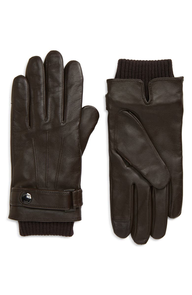 Boss Hakani Leather Gloves Nordstrom